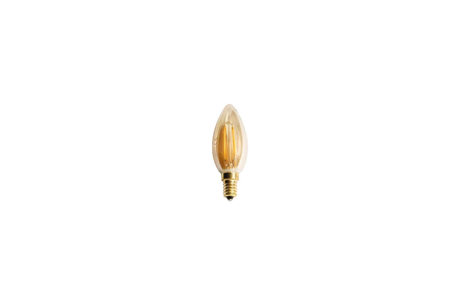 4W RUSTİK LED BUJI AMPUL (E-14)(AMBER)(10 ADET)