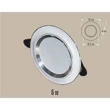 6W ZEBRA LED ARMATÜR (BEYAZ-KROM)(3000K 4000K 6500K) (5 ADET)