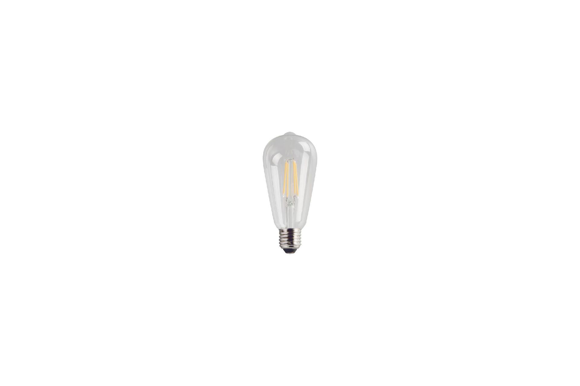 8W EDİSON  LED AMPUL (ST-64)(GÜNIŞIĞI) 3 ADET