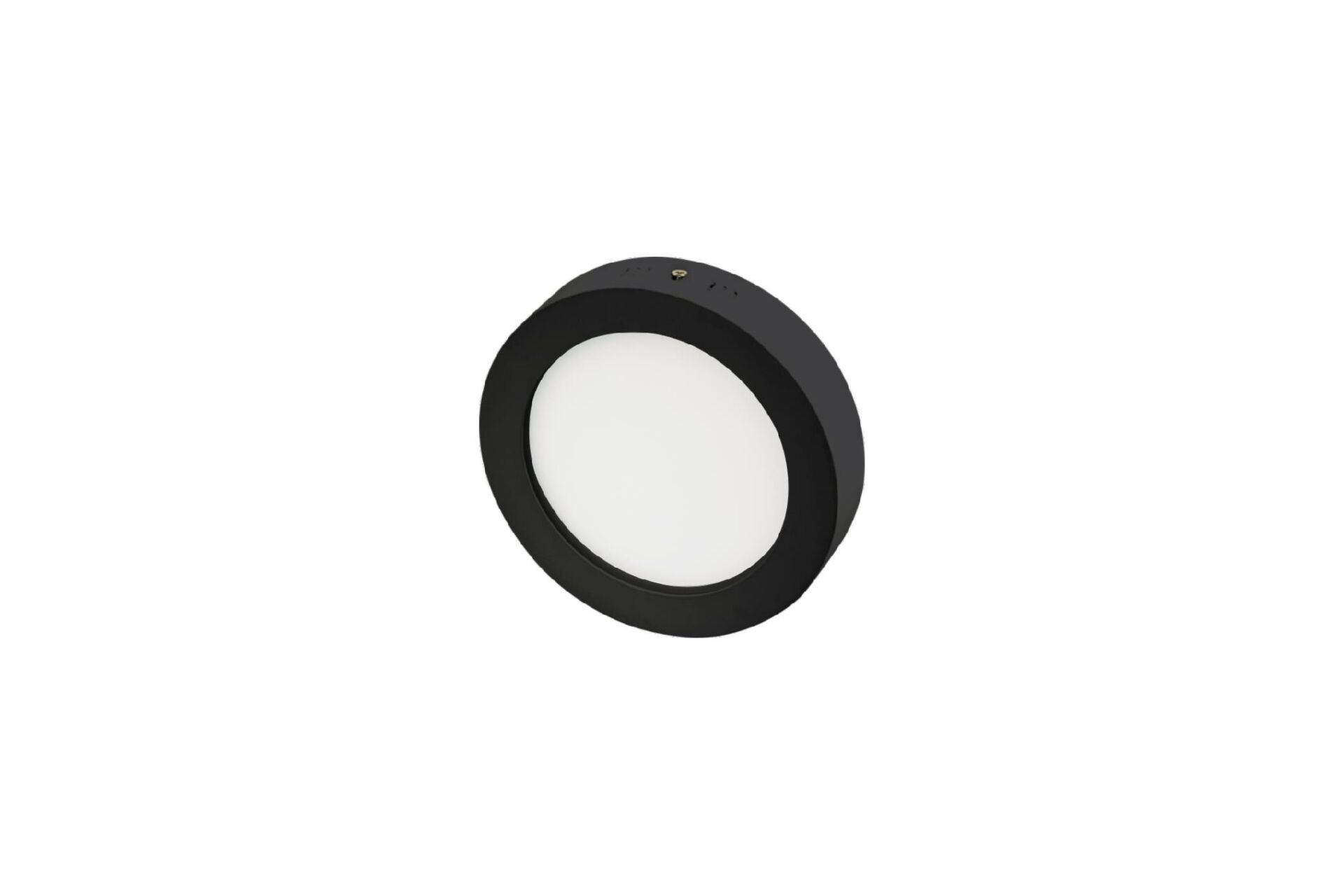 18W SIVA ÜSTÜ LED PANEL (SİYAH KASA)( 6400 K)