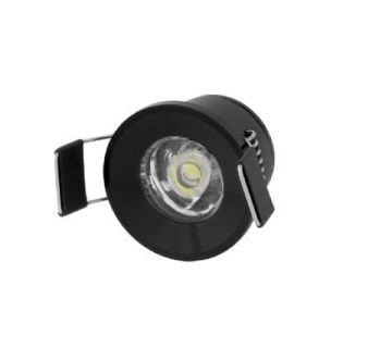 1,5W YILDIZ SPOT POWER LEDLİ SİYAH KASA (BEYAZ)