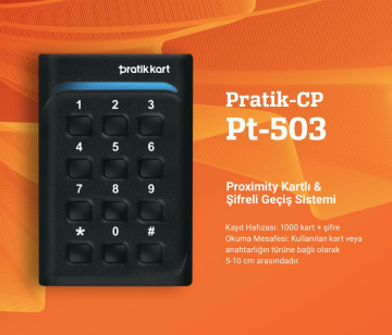 PRATİK-CP KARTLI ŞİFRELİ GEÇİŞ CİHAZI