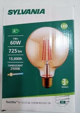 SYLVANIA TOLEDO 7W(60W) E27 2500K LED AMPUL