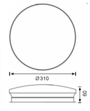 Led Tavan Armatürü 18W 3000K