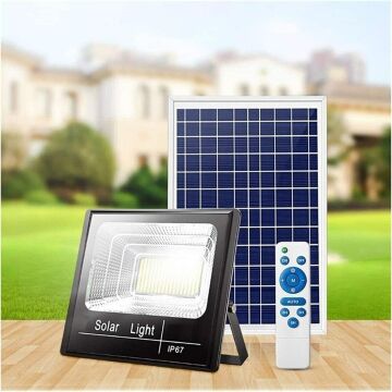 100 Watt Kumandalı Led Solar Projektör (CT-4648)
