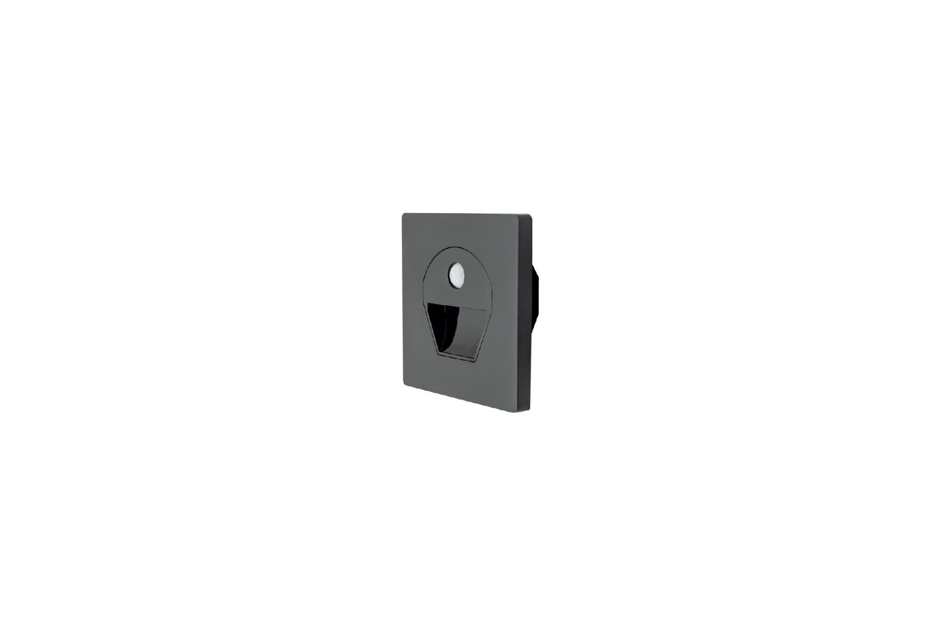 1W SENSÖRLÜ LEDLİ KORİDOR ARMATÜRÜ SİYAH KASA(BEYAZ)