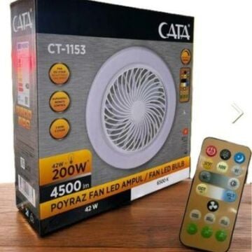 POYRAZ FAN LED AMPUL 3 RENK