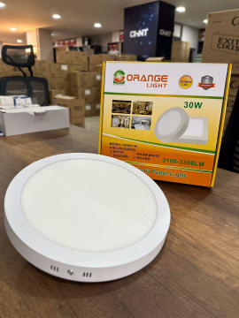 30W SIVA ÜSTÜ LED PANEL (YUVARLAK) (BEYAZ)