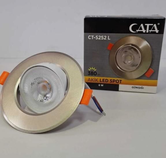 AKİK LED SPOT 7W 3200K IP20 PARLAK KROM