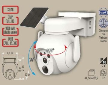 AKILLI SOLAR DIŞ MEKAN KAMERA