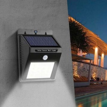 KBA749 SOLARLI 15W DUVAR APLIGI BEYAZ