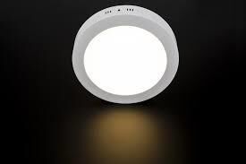18W SIVA ÜSTÜ LED PANEL (YUVARLAK) (BEYAZ)