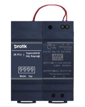 PratikKart Villa Tipi 4.3'' Görüntülü Diafon Sistemi 1 Daire (2K400-2K91B-2KPC6)