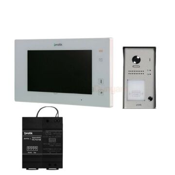PratikKart Villa Tipi 7'' Görüntülü Diafon Sistemi 1 Daire (2K701-2K91B-2KPC6)