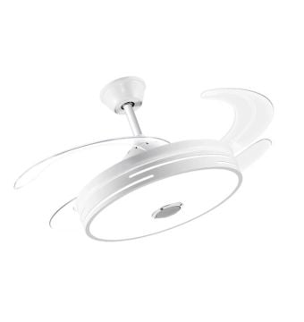 Mutlusan Aydınlatmalı Tavan Vantilatörü Bluetoothlu + Kumandalı
