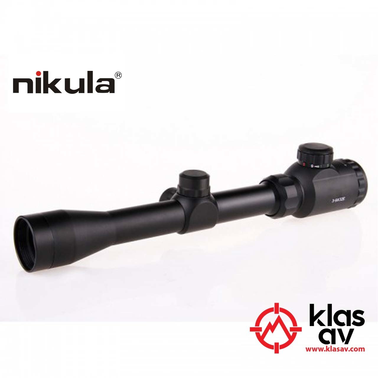 Nikula 3-9X32E Zoomlu Tüfek Dürbünü Çift Işık Kaynaklı