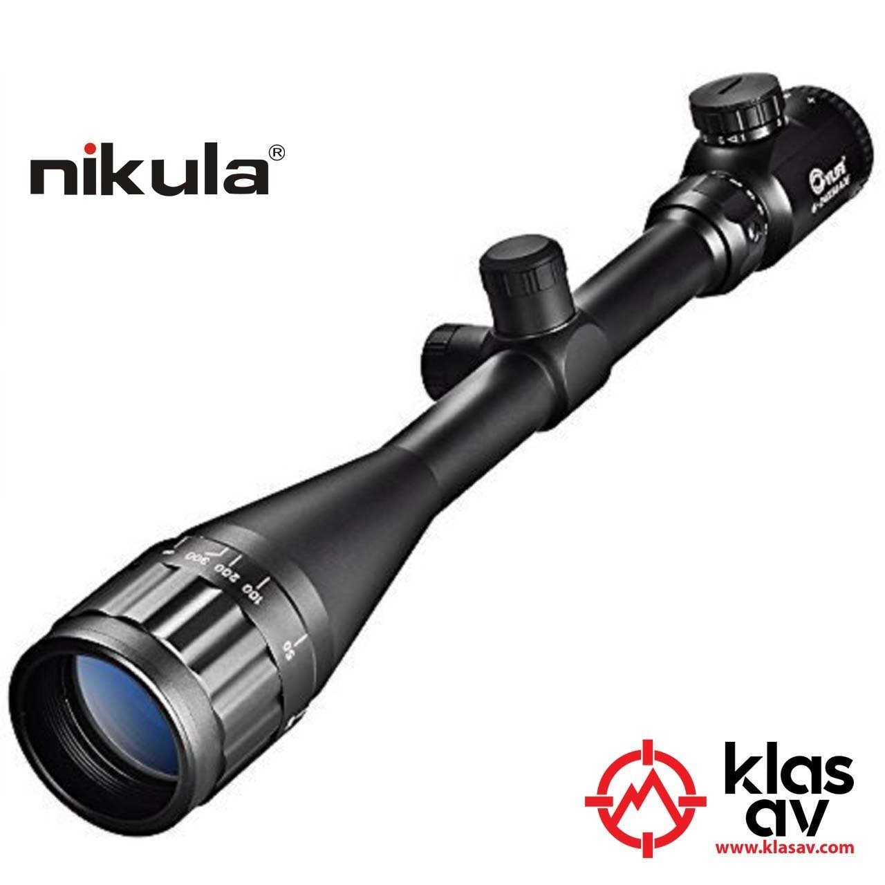 ﻿Nikula 8-32x50 AOEG Zoomlu Tüfek Dürbünü Taktik çift Işık Kırmızı-Yeşil Kaynaklı