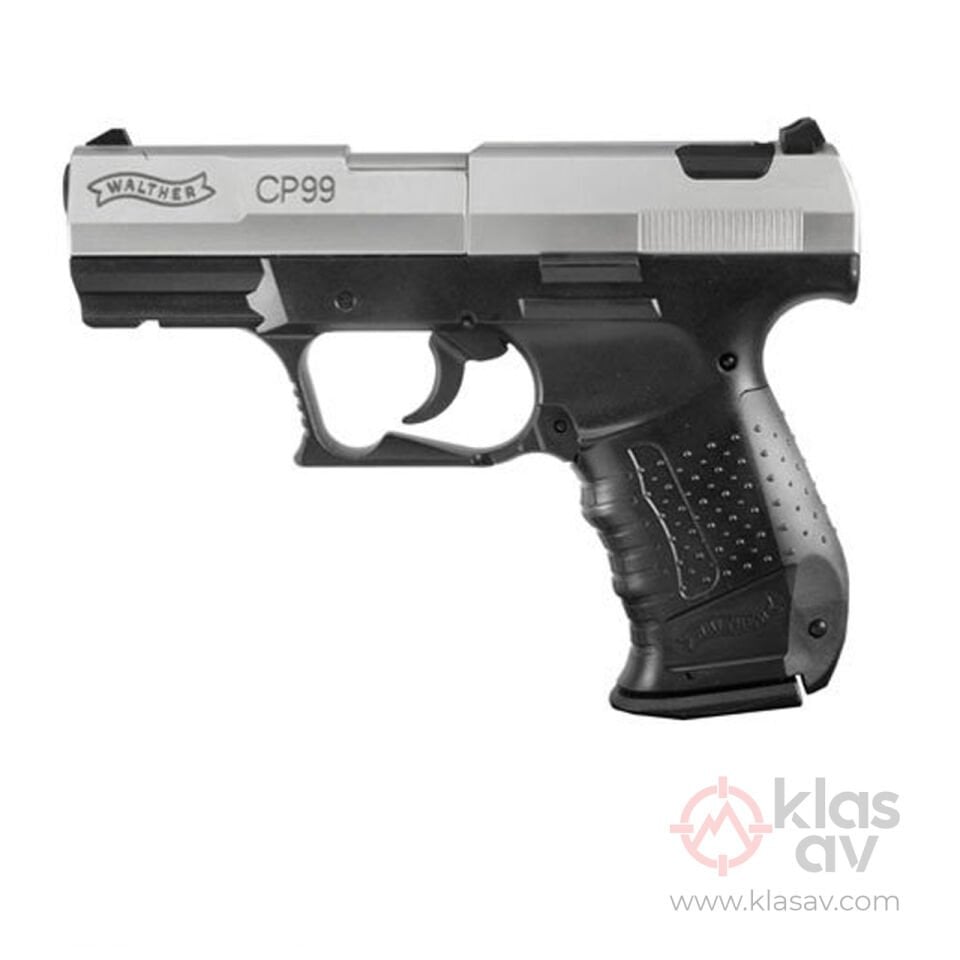 UMAREX Walther CP99 4.5mm Havalı Tabanca Gümüş Siyah