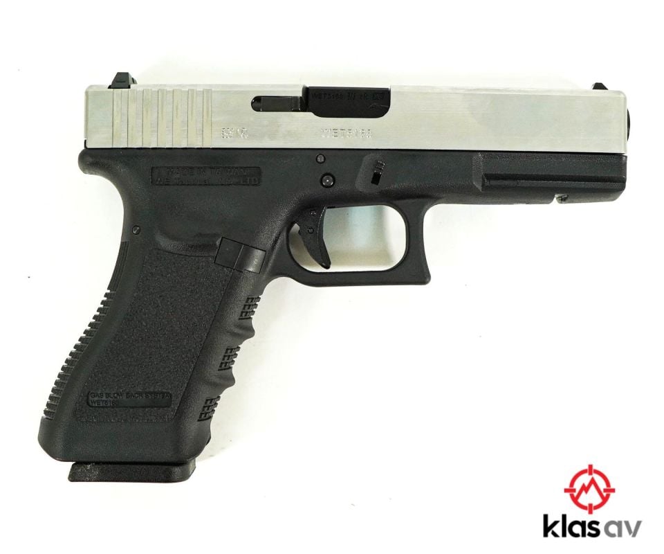 WE Glock 17 Gen 3 Blowback G17 Airsoft Tabanca Silver