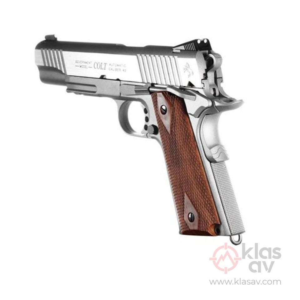 CYBERGUN Colt 1911 GBB Gümüş Airsoft Tabanca