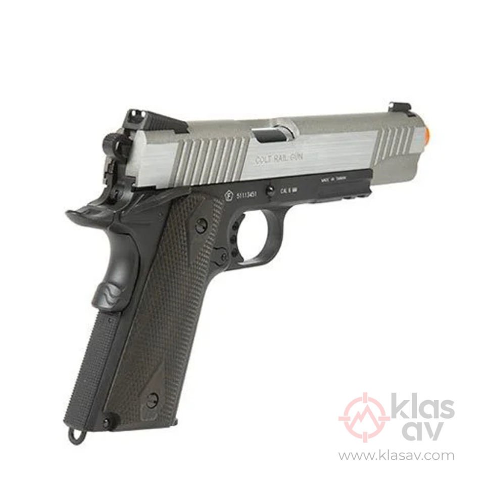 CYBERGUN Colt 1911 GBB Siyah DT Blowback Airsoft Tabanca