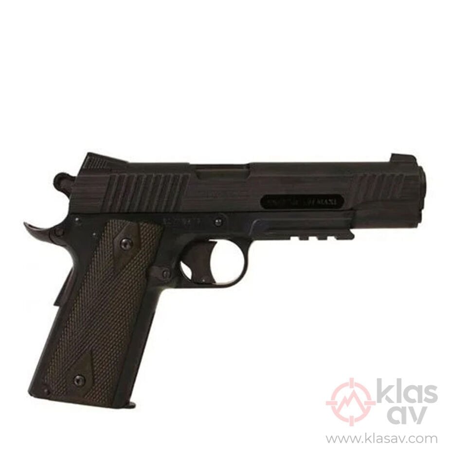 CYBERGUN Colt 1911 Rail Gun Siyah Airsoft Tabanca 6mm