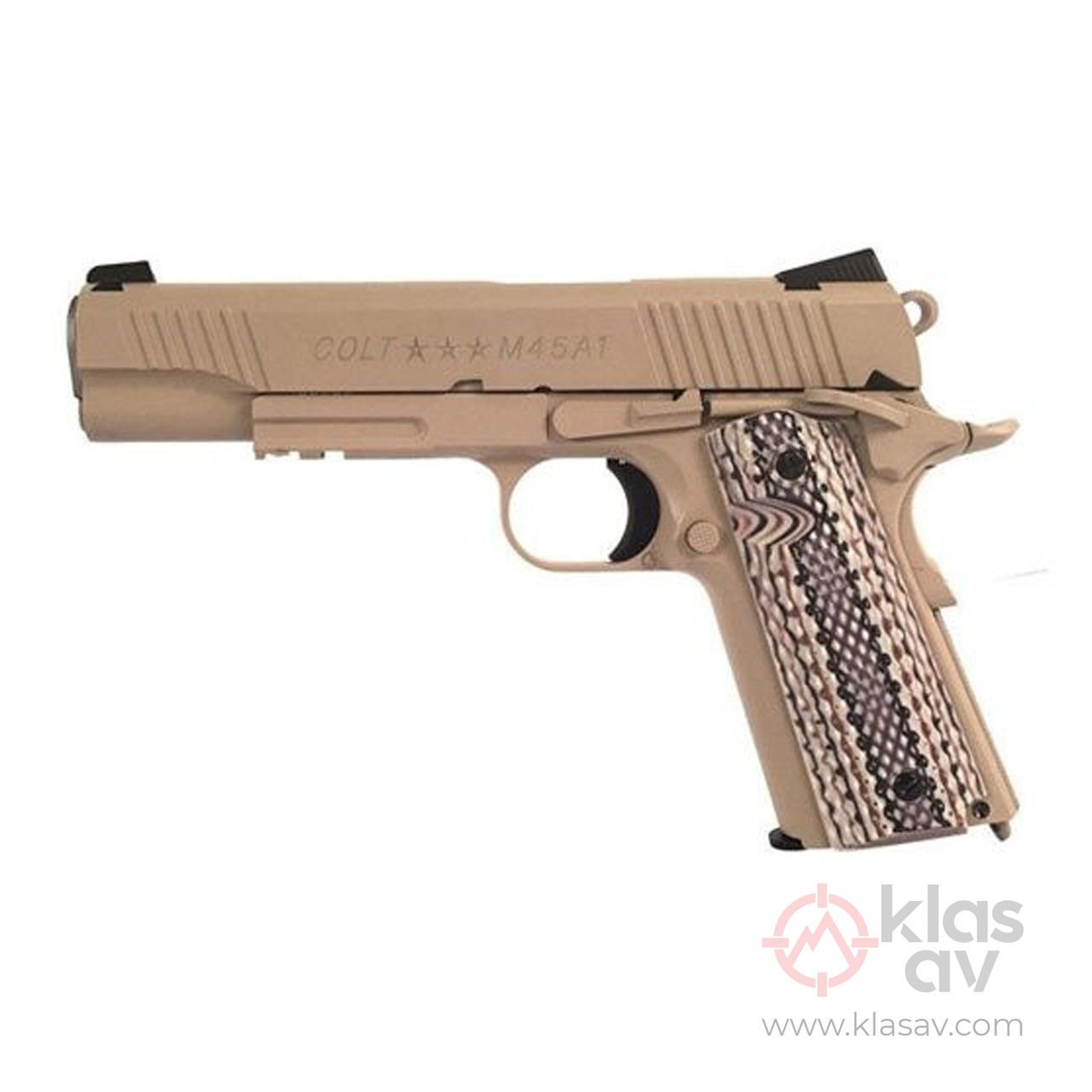 CYBERGUN Colt M45A1 Full Metal Tan Airsoft Tabanca