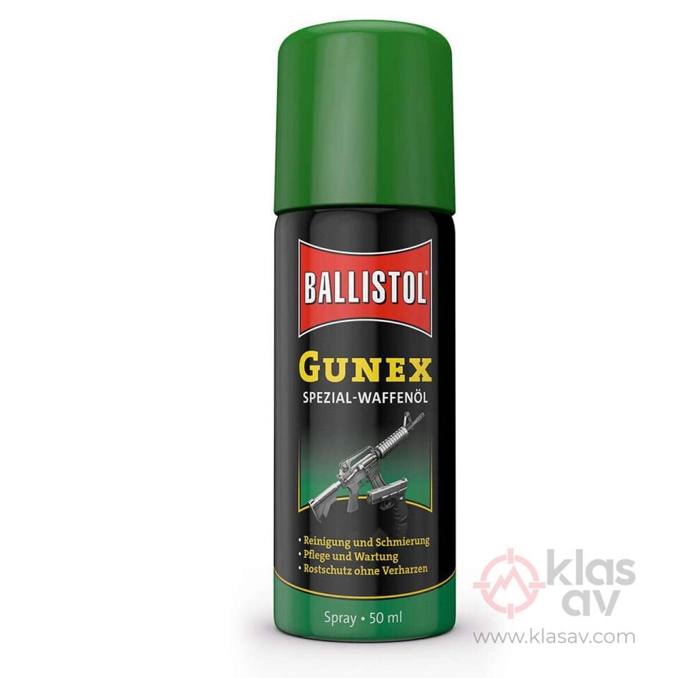 Ballistol Gunex Gun Care Sprey Yağ 50 ml