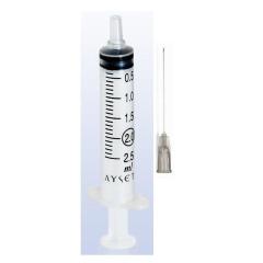 Ayset 2 ml Dental Enjektör 27G 0,40X40mm Kısa 300 Adet