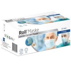 Roll Cerrahi Maske Tek Tek Ambalajlı - 50 Adet