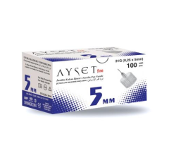 Ayset Fine İnsülin Kalem İğnesi 5 MM - 100 Adet