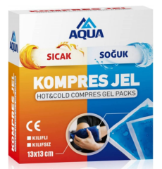 Aqua Kompres Jel Soğuk/Sıcak Kompres Jel 13x13cm
