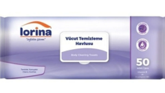 Lorina Vücut Temizleme Havlusu 50'li