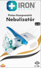 İron Kompresörlü Nebulizatör Kapaklı AL-20
