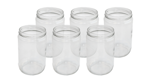 Cam Kavanoz - 6 Adet (660 ml)