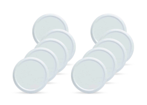 Konserve Kavanoz Kapağı - 5 Paket - 50 Adet (Standart Boy - 82 mm) - Beyaz