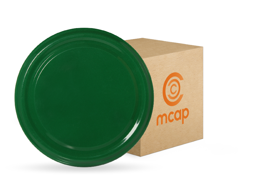 Boxed Jar Lid - 650 Pieces (82mm) - Green