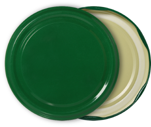 Canned Jar Twist Off - 10+1 Package - 110 Pieces (Standard Length - 82 mm) Green