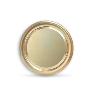 Toptan Kolili  Gold Renk Kavanoz Kapak Çeşitleri  - 350 Adet (100mm)