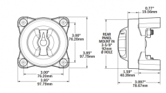 Blue Sea Systems akü şalteri max 32V sürekli 325A 4 pozisyonlu