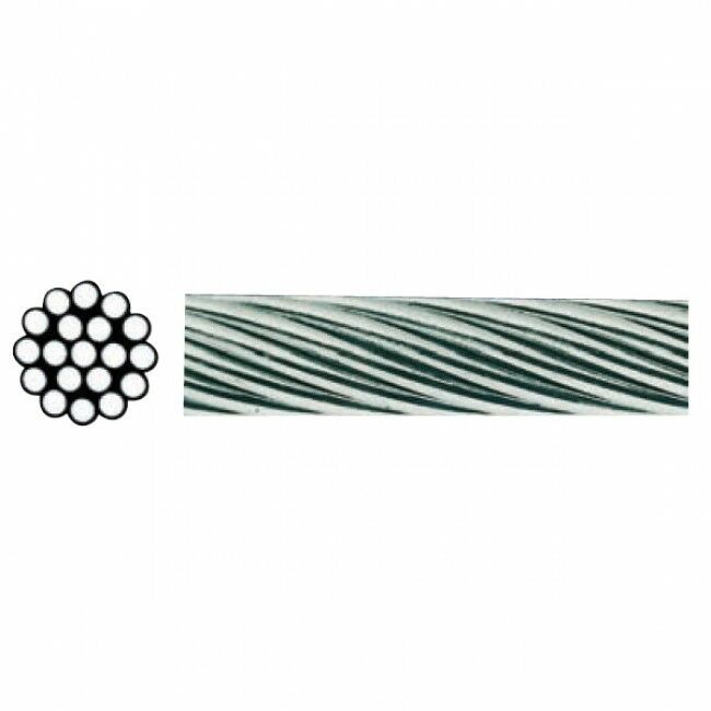 04 MM PASLANMAZ ÇELİK HALAT 1X19 CR-NI