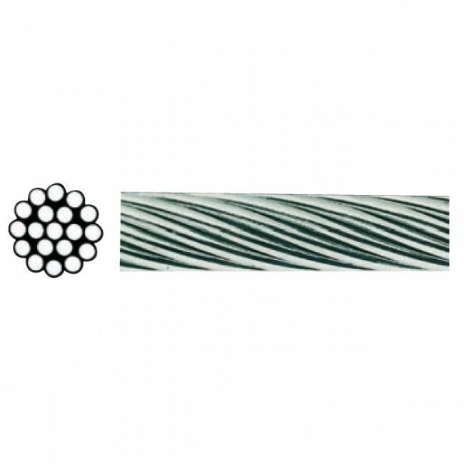 05 MM PASLANMAZ ÇELİK HALAT 1X19 CR-NI