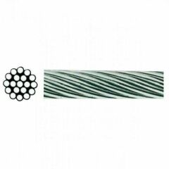 10 MM PASLANMAZ ÇELİK HALAT 1X19 CR-NI