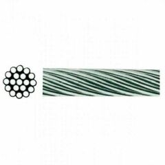 12 MM PASLANMAZ ÇELİK HALAT 1X19 CR-NI