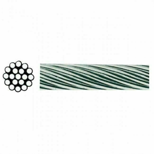 12 MM PASLANMAZ ÇELİK HALAT 1X19 CR-NI