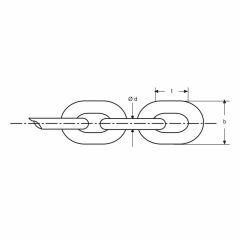 05 MM GALVANİZLİ KALİBRE ATLI ZİNCİR