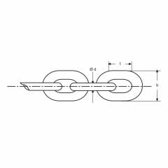 06 MM GALVANİZLİ KALİBRE ATLI ZİNCİR