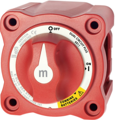Blue Sea Systems M-Serisi Dual Circuit Plus ™akü şalteri max 32V DC sürekli 300A