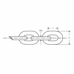 08 MM GALVANİZLİ NORMAL BAKLALI ZİNCİR