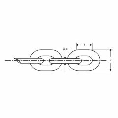 10 MM GALVANİZLİ NORMAL BAKLALI ZİNCİR